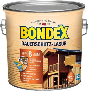 BONDEX Dauerschutz-Lasur - verschiedene Farben - 2,5 Liter