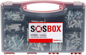 fischer SOS-Box Dübel S + FU + Schrauben - 360 teilig
