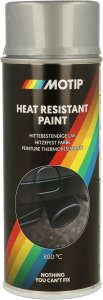 MOTIP Hitzefest Farbe - HEAT RESISTANT PAINT - silber