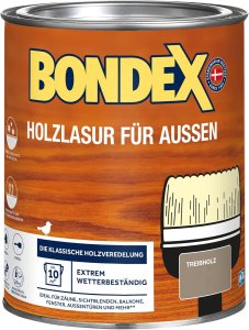 BONDEX Holzlasur für aussen - verschiedene Farben - 0,75 Liter