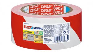 tesa® Signal UNIVERSAL Markierungsklebeband - rot/weiss