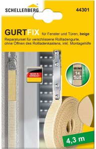 Gurtfix Reparaturset für Rollladengurte 14 mm - System MINI - verschiedene Farben