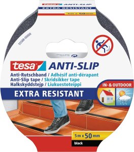 tesa® Anti-Rutschband - 50 mm Breite - schwarz