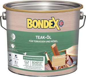 BONDEX Holz-Öl - für verschiedene Hölzer/ Farben - 2,5 Liter