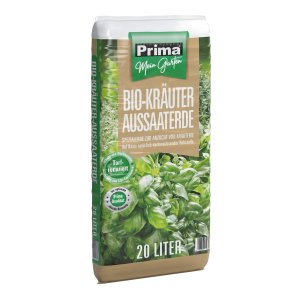 Prima BIO Kräuter- und Aussaaterde - torfreduziert - 20 Liter