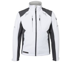 KÜBLER PULSE Softshell Jacke Herren - weiss - verschiedene Größen