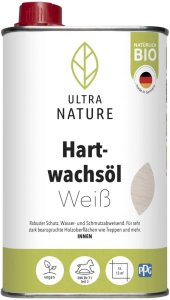 ULTRA NATURE Hartwachsöl - weiss - verschiedene Größen