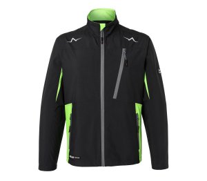 KÜBLER PULSE Eco Ultrashell Jacke - schwarz/neongrün - verschiedene Größen