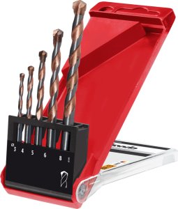 Multicut Allzweckbohrer-Set - 5-teilig - Ø 3-8 mm - professional