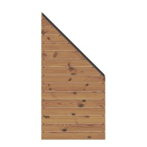 RHOMBUS THERMO-HOLZ - Zaun-Anschluss-Set 91x184 auf 94 cm