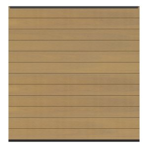 WPC PLATINUM - Lärche - Zaunfeld-Set 178x184 cm