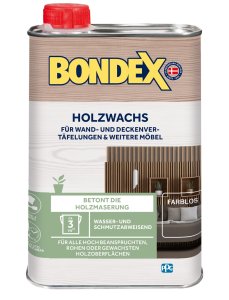 BONDEX Holzwachs - farblos