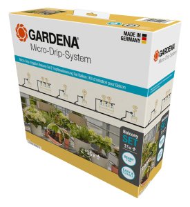 GARDENA Tropfbewässerung Set Balkon - 15 Pflanzen